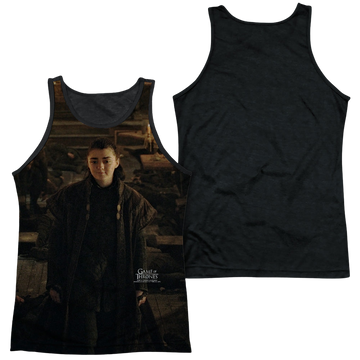 Game of Thrones Arya For The Throne men's black back tank