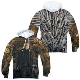 Game of Thrones Arya For The Throne F/B - All-Over Print Pullover All-Over Print Pullover Hoodie Game of Thrones   