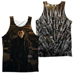 Game of Thrones Arya For The Throne F/B - Men's All Over Print Tank Men's All Over Print Tank Game of Thrones   