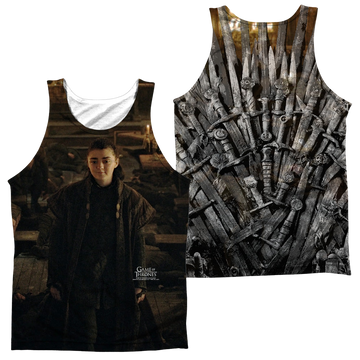 Game of Thrones Arya For The Throne F/B men's all-over print tank