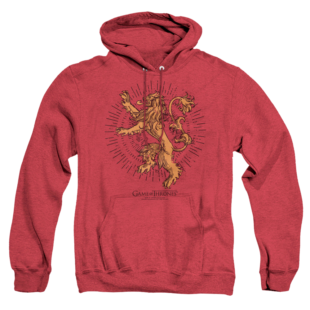 Game of Thrones Lannister Burst Sigil - Heather Pullover Hoodie Heather Pullover Hoodie Game of Thrones   