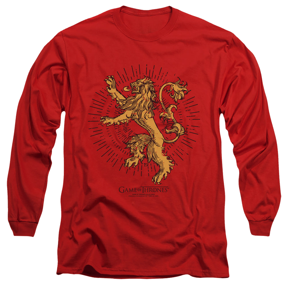 Game of Thrones Lannister Burst Sigil - Men's Long Sleeve T-Shirt Men's Long Sleeve T-Shirt Game of Thrones   