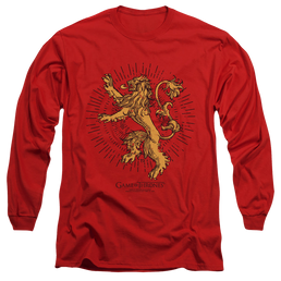 Game of Thrones Lannister Burst Sigil - Men's Long Sleeve T-Shirt Men's Long Sleeve T-Shirt Game of Thrones   