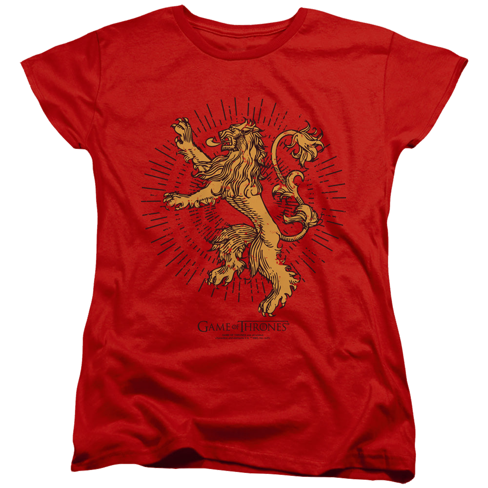 Game of Thrones Lannister Burst Sigil - Women's T-Shirt Women's T-Shirt Game of Thrones   