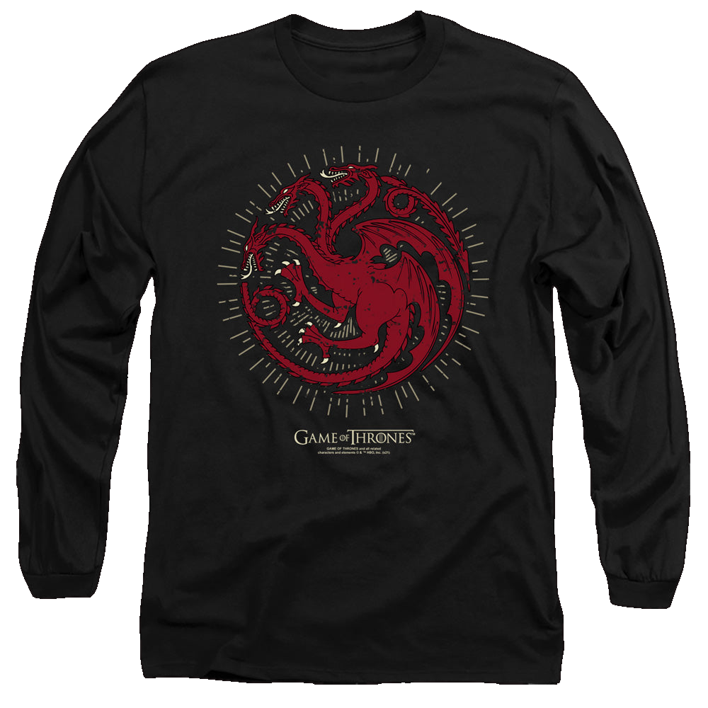 Game of Thrones Targaryen Burst Sigil - Men's Long Sleeve T-Shirt Men's Long Sleeve T-Shirt Game of Thrones   
