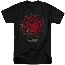 Game of Thrones Targaryen Burst Sigil - Men's Tall Fit T-Shirt Men's Tall Fit T-Shirt Game of Thrones   