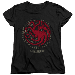Game of Thrones Targaryen Burst Sigil - Women's T-Shirt Women's T-Shirt Game of Thrones   