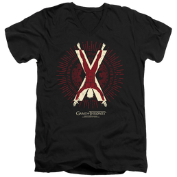 Game of Thrones Bolton Burst Sigil - Men's V-Neck T-Shirt Men's V-Neck T-Shirt Game of Thrones   