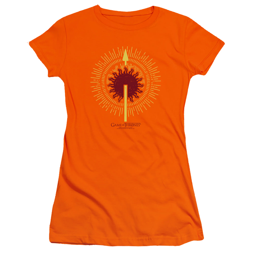 Game of Thrones Martell Burst Sigil - Juniors T-Shirt Juniors T-Shirt Game of Thrones   