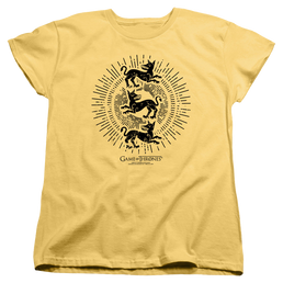 Game of Thrones Clegane Burst Sigil - Women's T-Shirt Women's T-Shirt Game of Thrones   