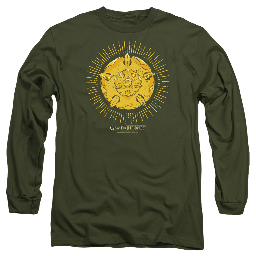 Game of Thrones Tyrell Burst Logo - Men's Long Sleeve T-Shirt Men's Long Sleeve T-Shirt Game of Thrones   