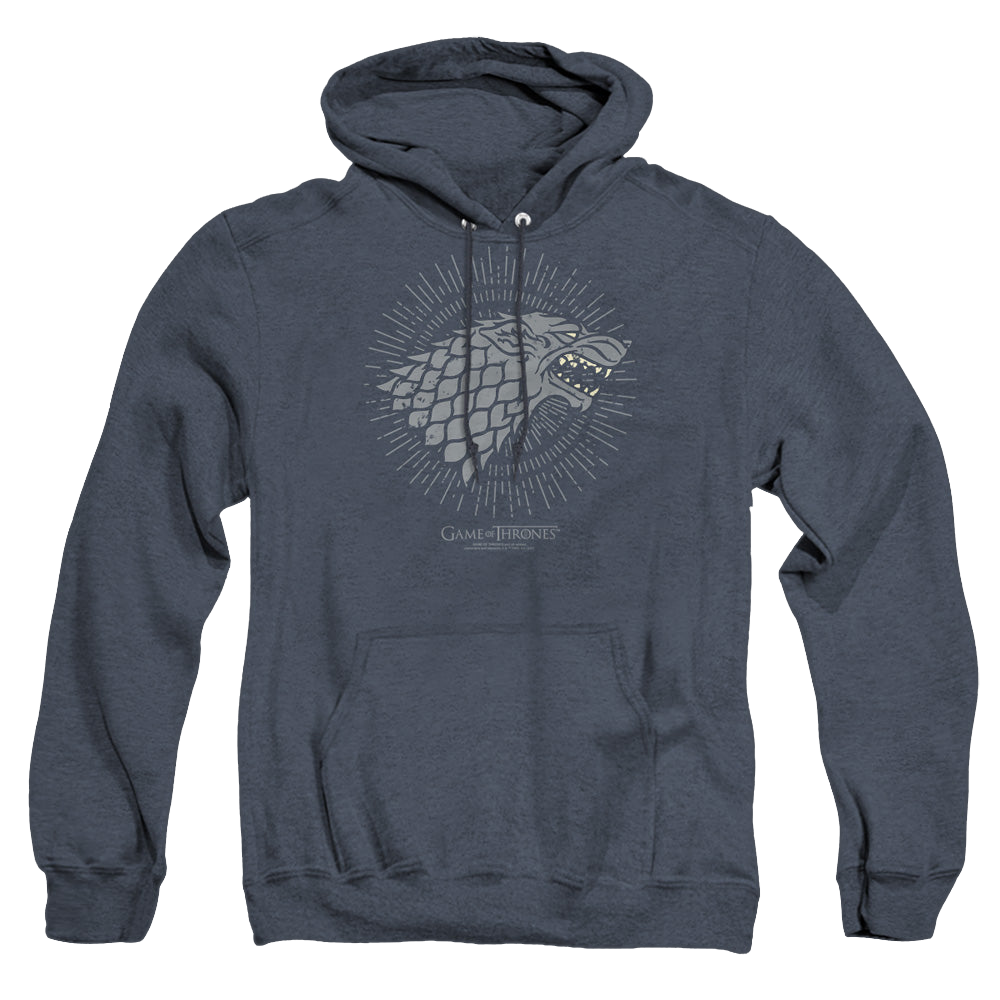 Game of Thrones Stark Burst Sigils - Heather Pullover Hoodie Heather Pullover Hoodie Game of Thrones   