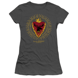 Game of Thrones Stannis Baratheon Burst Sigils - Juniors T-Shirt Juniors T-Shirt Game of Thrones   