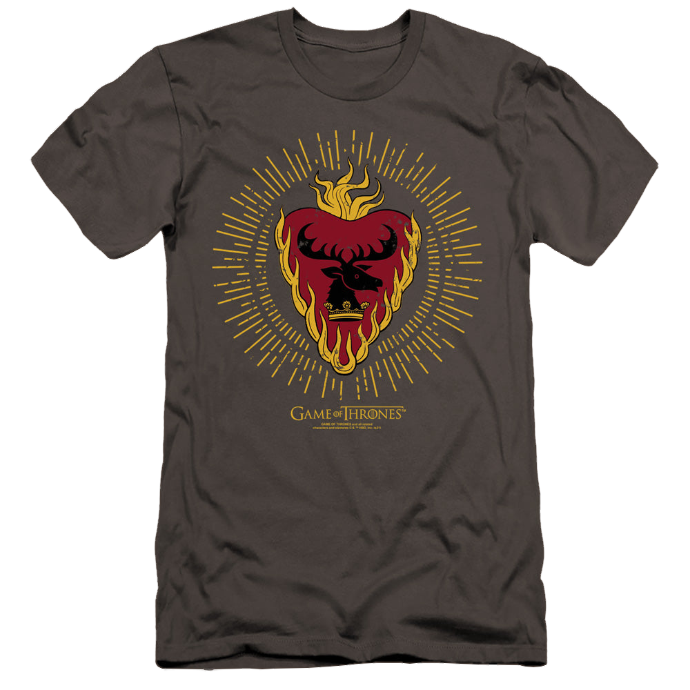 Game of Thrones Stannis Baratheon Burst Sigils - Men's Premium Slim Fit T-Shirt Men's Premium Slim Fit T-Shirt Game of Thrones   