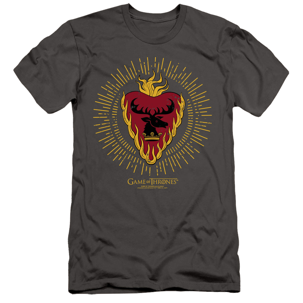 Game of Thrones Stannis Baratheon Burst Sigils - Men's Slim Fit T-Shirt Men's Slim Fit T-Shirt Game of Thrones   
