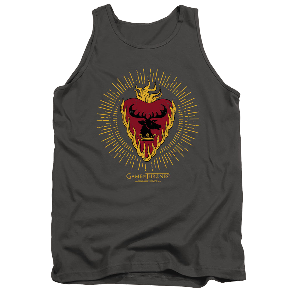 Game of Thrones Stannis Baratheon Burst Sigils - Men's Tank Top Men's Tank Game of Thrones   