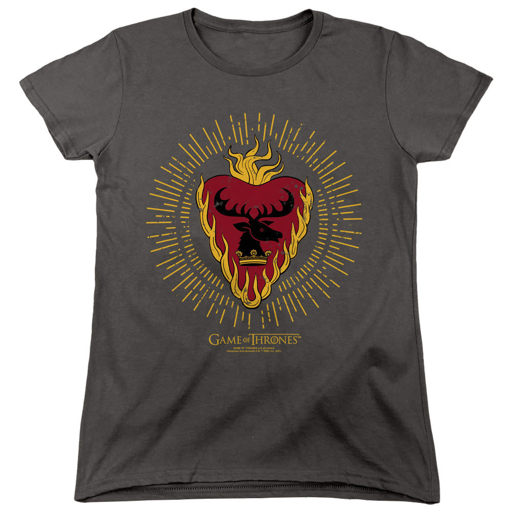 Game of Thrones Stannis Baratheon Burst Sigils - Women's T-Shirt Women's T-Shirt Game of Thrones   
