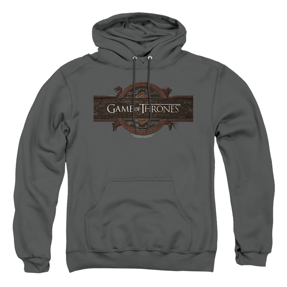Game of Thrones Title Sequence Logo - Pullover Hoodie Pullover Hoodie Game of Thrones   