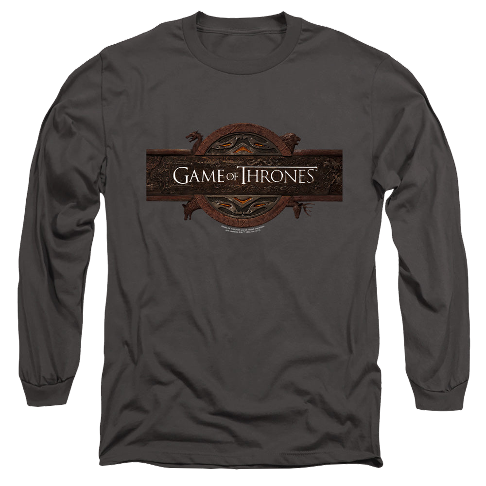Game of Thrones Title Sequence Logo - Men's Long Sleeve T-Shirt Men's Long Sleeve T-Shirt Game of Thrones   