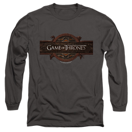 Game of Thrones Title Sequence Logo - Men's Long Sleeve T-Shirt Men's Long Sleeve T-Shirt Game of Thrones   