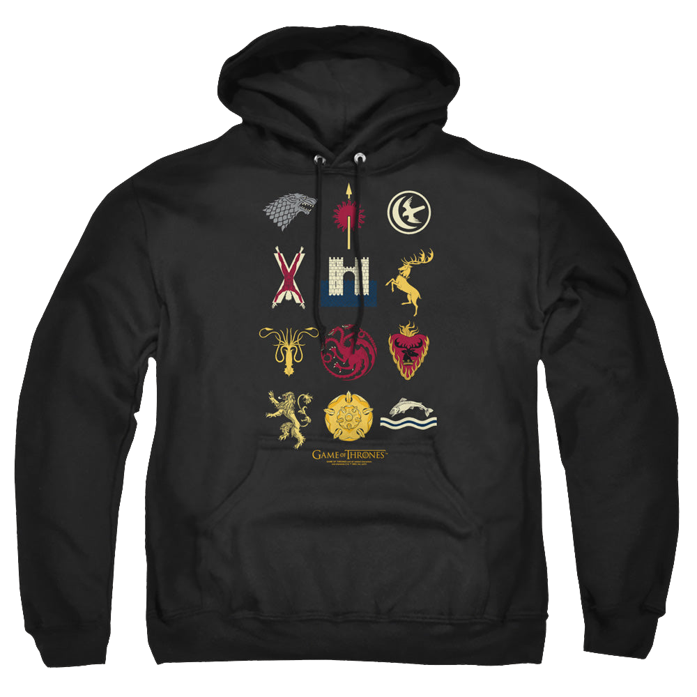 Game of Thrones House Sigils - Pullover Hoodie Pullover Hoodie Game of Thrones   
