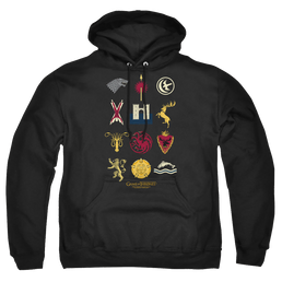 Game of Thrones House Sigils - Pullover Hoodie Pullover Hoodie Game of Thrones   
