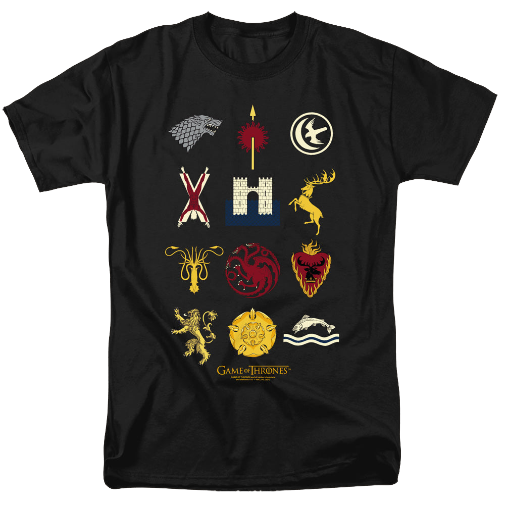 Game of Thrones House Sigils - Men's Regular Fit T-Shirt Men's Regular Fit T-Shirt Game of Thrones   