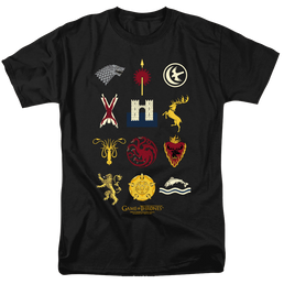 Game of Thrones House Sigils - Men's Regular Fit T-Shirt Men's Regular Fit T-Shirt Game of Thrones   