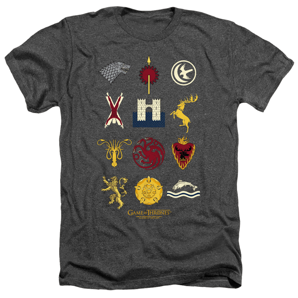 Game of Thrones House Sigils - Men's Heather T-Shirt Men's Heather T-Shirt Game of Thrones   