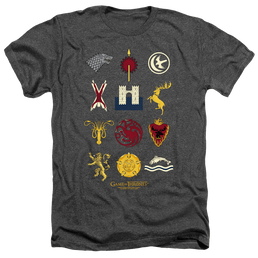 Game of Thrones House Sigils - Men's Heather T-Shirt Men's Heather T-Shirt Game of Thrones   