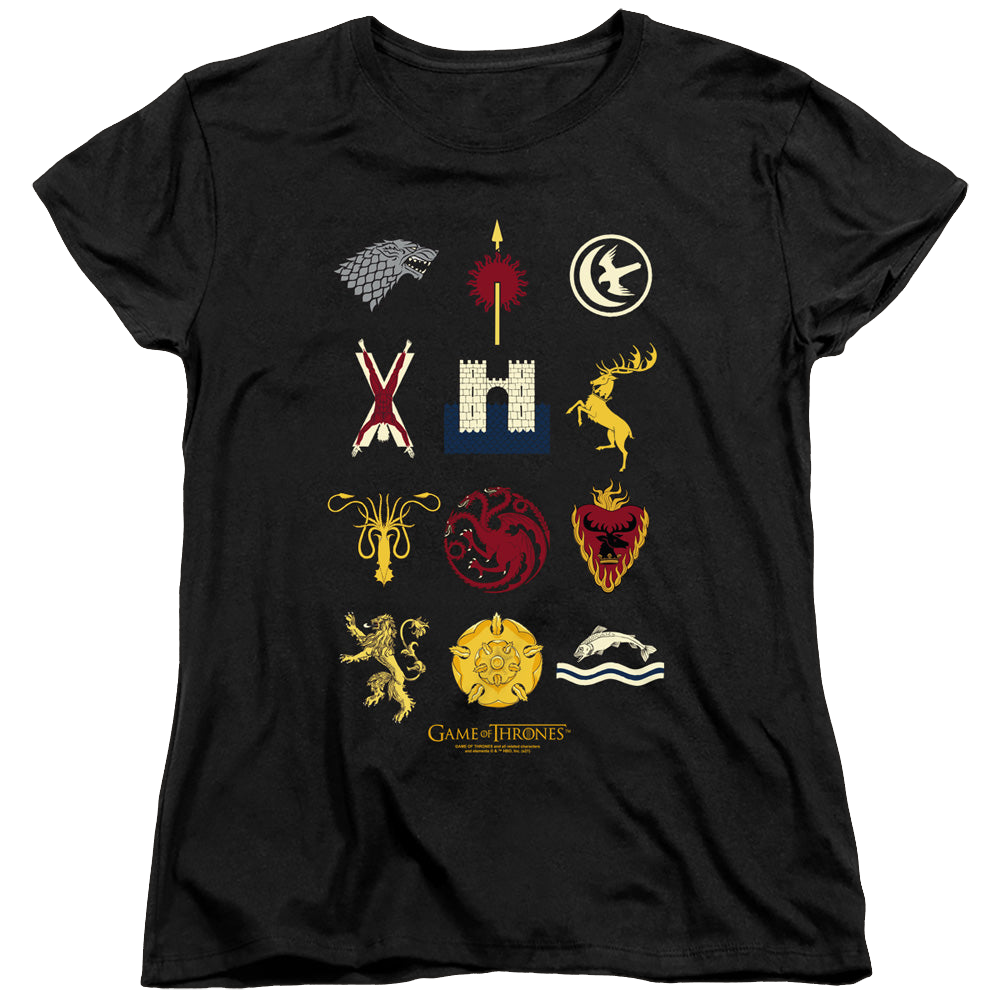 Game of Thrones House Sigils - Women's T-Shirt Women's T-Shirt Game of Thrones   