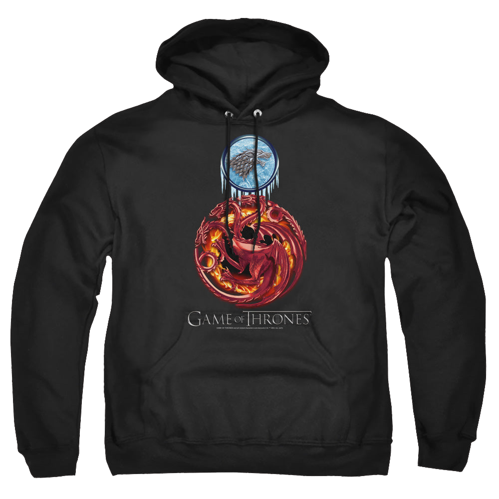Game of Thrones Combined Targaryn And Stark - Pullover Hoodie Pullover Hoodie Game of Thrones   