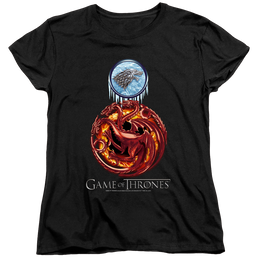 Game of Thrones Combined Targaryn And Stark - Women's T-Shirt Women's T-Shirt Game of Thrones   