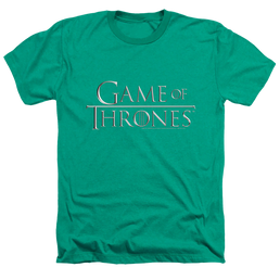 Game of Thrones Chrome Logo - Men's Heather T-Shirt Men's Heather T-Shirt Game of Thrones   
