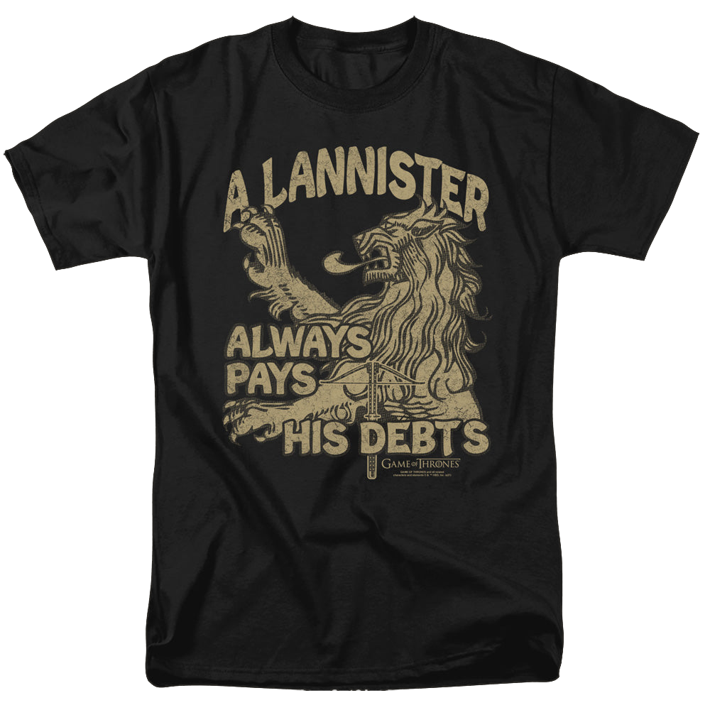 Game of Thrones Debts - Men's Regular Fit T-Shirt Men's Regular Fit T-Shirt Game of Thrones   