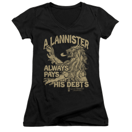 Game of Thrones Debts - Juniors V-Neck T-Shirt Juniors V-Neck T-Shirt Game of Thrones   