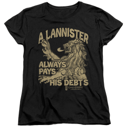 Game of Thrones Debts - Women's T-Shirt Women's T-Shirt Game of Thrones   