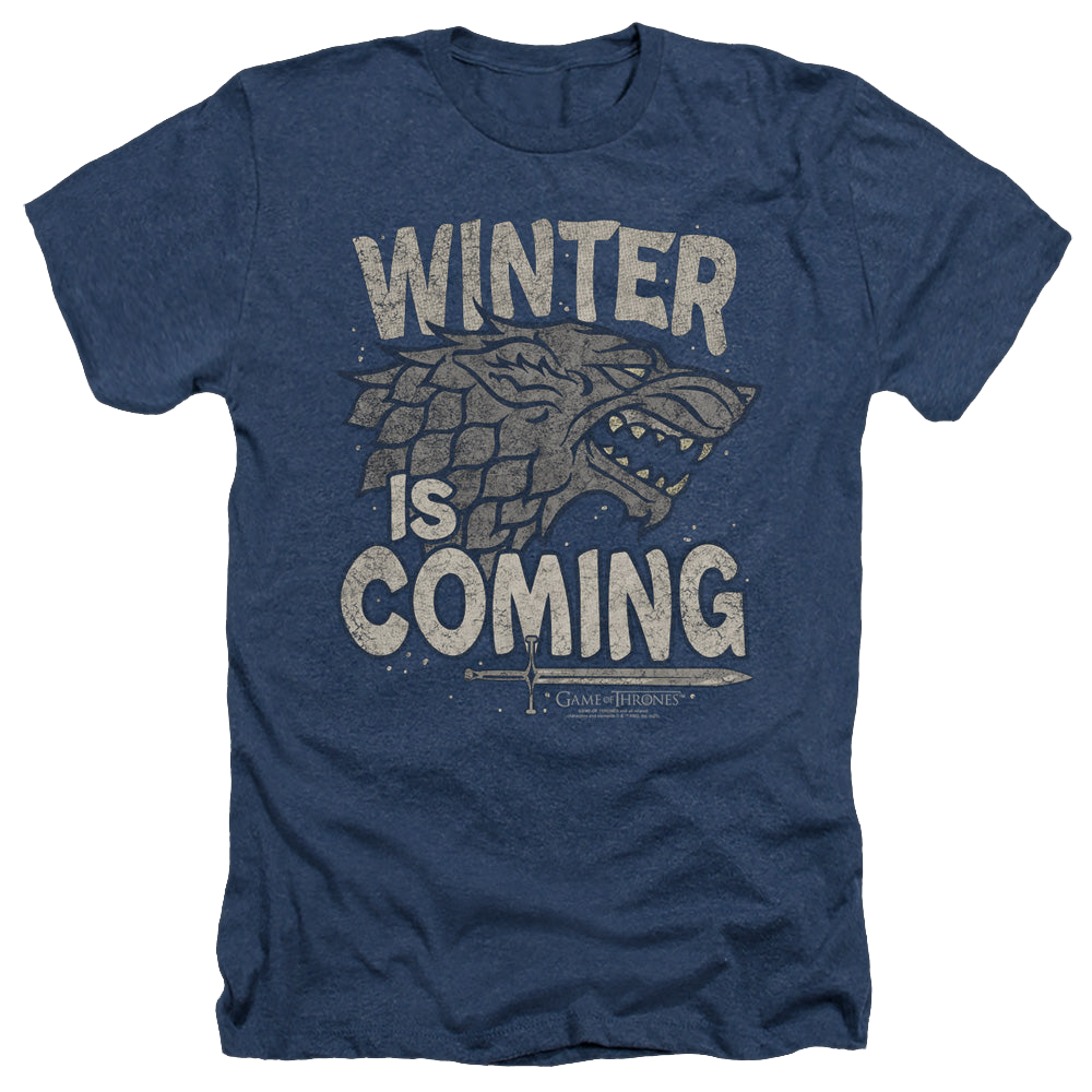 Game of Thrones Winter Is Coming - Men's Heather T-Shirt Men's Heather T-Shirt Game of Thrones   