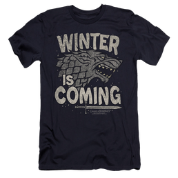 Game of Thrones Winter Is Coming - Men's Premium Slim Fit T-Shirt Men's Premium Slim Fit T-Shirt Game of Thrones   
