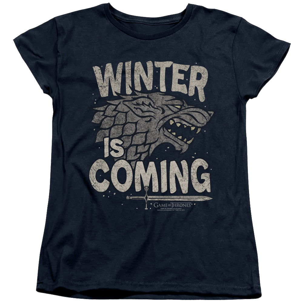 Game of Thrones Winter Is Coming - Women's T-Shirt Women's T-Shirt Game of Thrones   