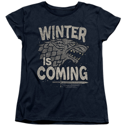 Game of Thrones Winter Is Coming - Women's T-Shirt Women's T-Shirt Game of Thrones   