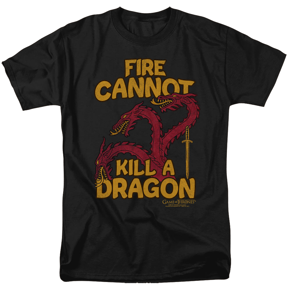 Game of Thrones Dragons With Fire - Men's Regular Fit T-Shirt Men's Regular Fit T-Shirt Game of Thrones   