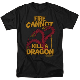 Game of Thrones Dragons With Fire - Men's Regular Fit T-Shirt Men's Regular Fit T-Shirt Game of Thrones   