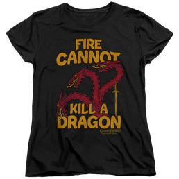 Game of Thrones Dragons With Fire - Women's T-Shirt Women's T-Shirt Game of Thrones   