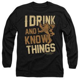 Game of Thrones Know Things - Men's Long Sleeve T-Shirt Men's Long Sleeve T-Shirt Game of Thrones   