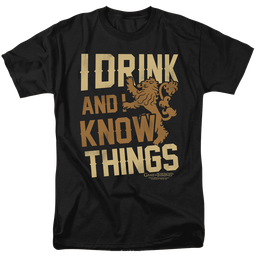 Game of Thrones Know Things - Men's Regular Fit T-Shirt Men's Regular Fit T-Shirt Game of Thrones   