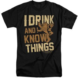 Game of Thrones Know Things - Men's Tall Fit T-Shirt Men's Tall Fit T-Shirt Game of Thrones   