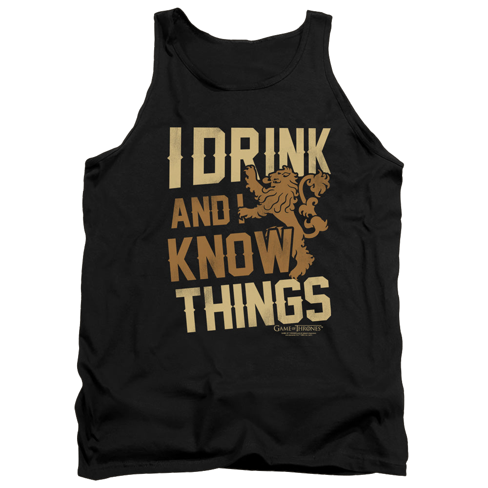 Game of Thrones Know Things - Men's Tank Top Men's Tank Game of Thrones   