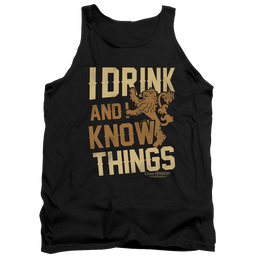 Game of Thrones Know Things - Men's Tank Top Men's Tank Game of Thrones   