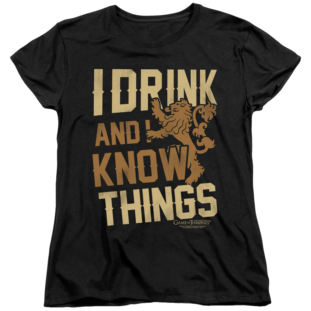 Game of Thrones Know Things - Women's T-Shirt Women's T-Shirt Game of Thrones   